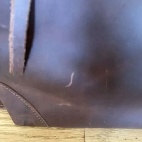 Unbranded Brown Leather Zip Laptop Oversized bag Brown - Picture 12 of 13